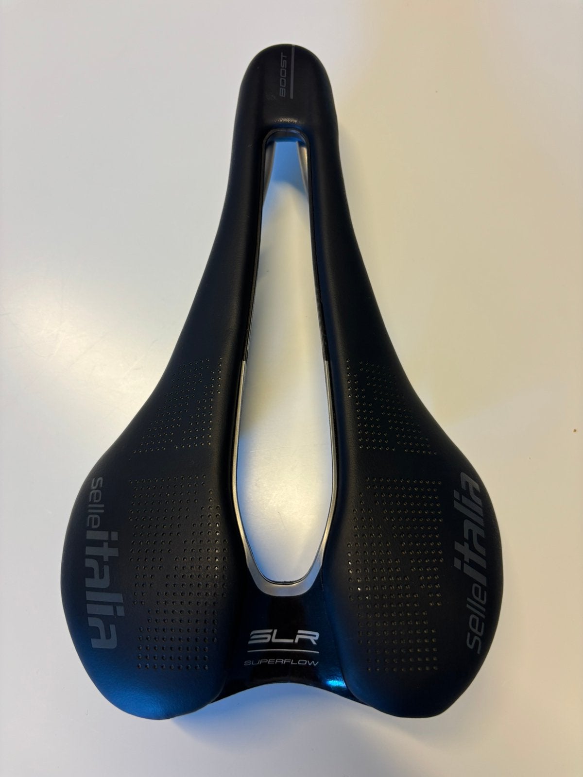 Selle Italia SLR Boost TI316 Superflow L3 (145mm), Fietsen en Brommers, Titanium, Ophalen of Verzenden, Zo goed als nieuw, Zadel
