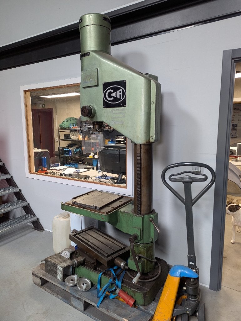 Kolomboormachine Cordia SL 40V, Bricolage & Construction, Outillage | Foreuses, Utilisé, Foreuse sur colonne, 600 watts ou plus