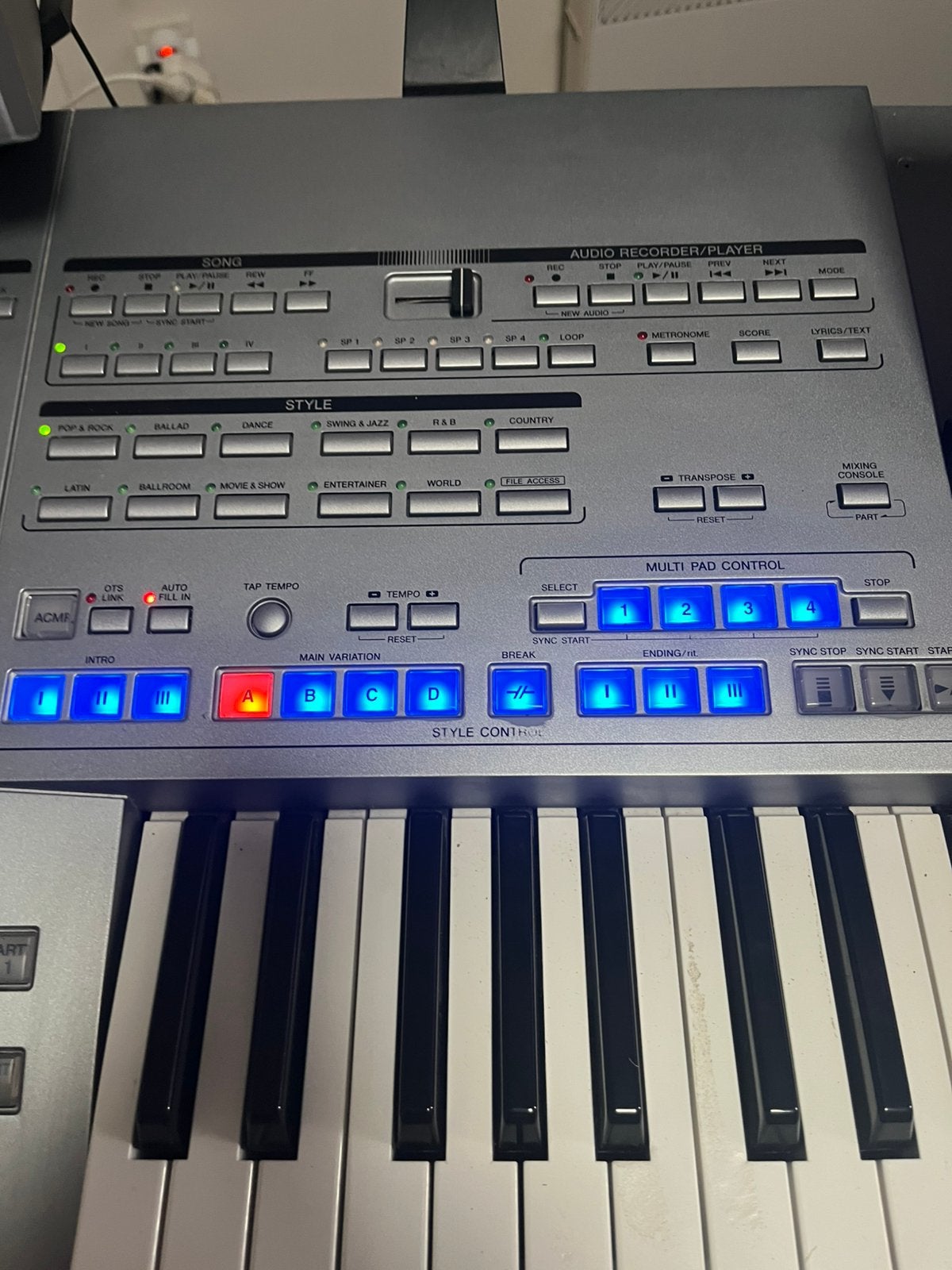 Zeer mooie Yamaha Tyros 5, Muziek en Instrumenten, Keyboards, Ophalen, Zo goed als nieuw, Yamaha
