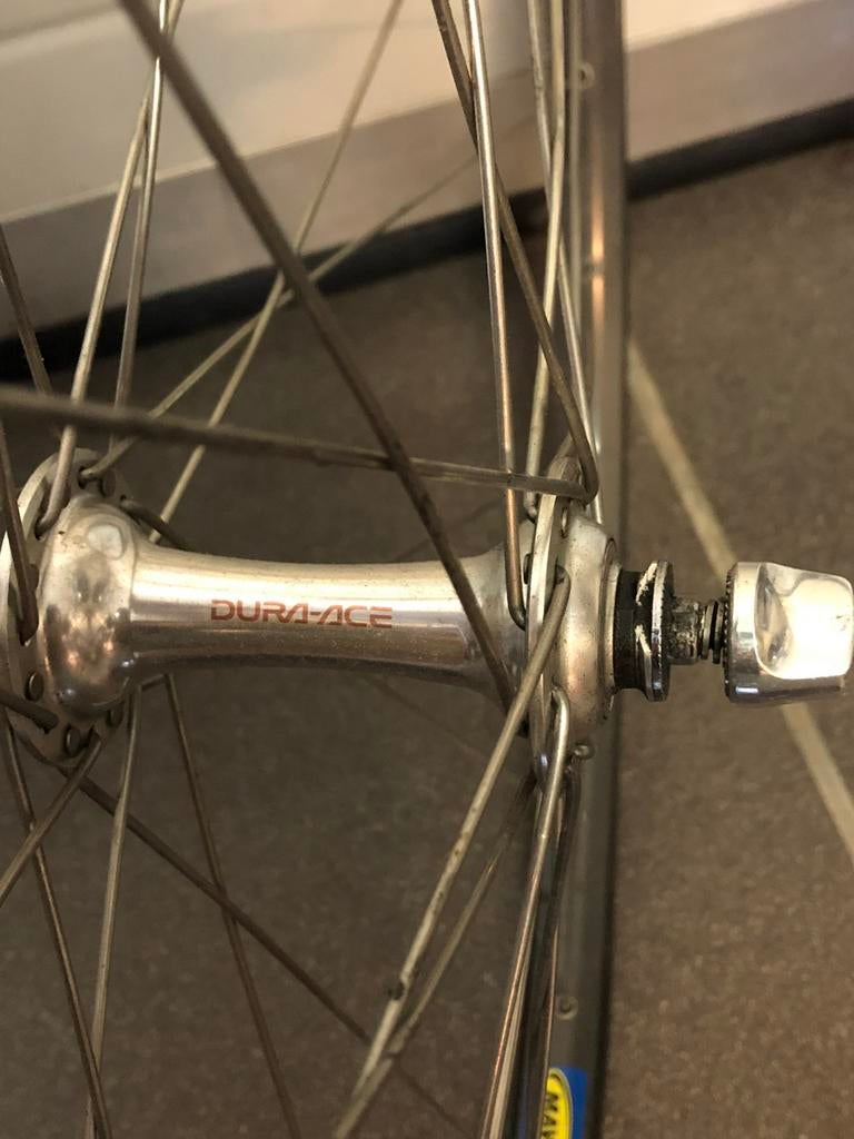 Wielset Dura Ace - Mavic - 32sp - Tubes, Fietsen en Brommers, Ophalen, Racefiets, Wiel, Overige materialen