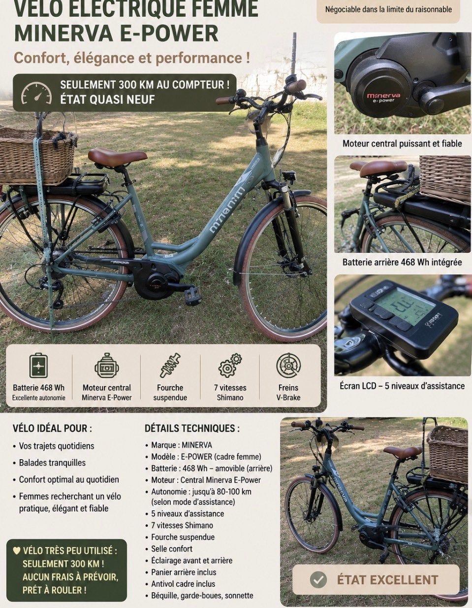 Velo électrique, Ophalen, Zo goed als nieuw, Overige merken