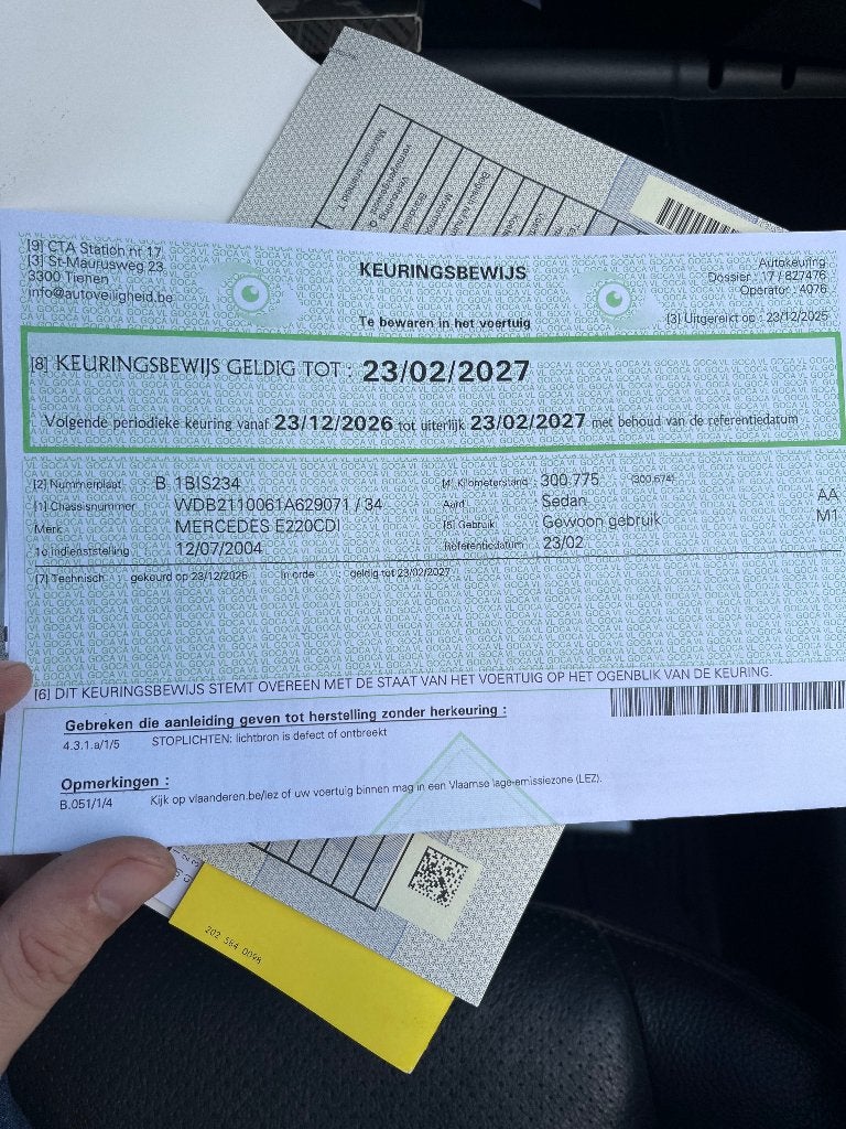 Mercedes e220 cdi, Autos, Achat, Boîte manuelle, Particulier, Euro 3