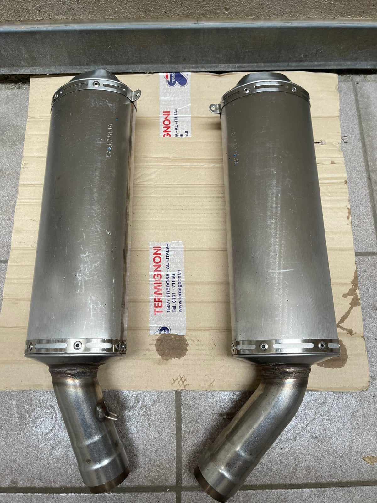 Ducati 848 1098 1198 OEM Uitlaten Set + DB Killers, Ophalen