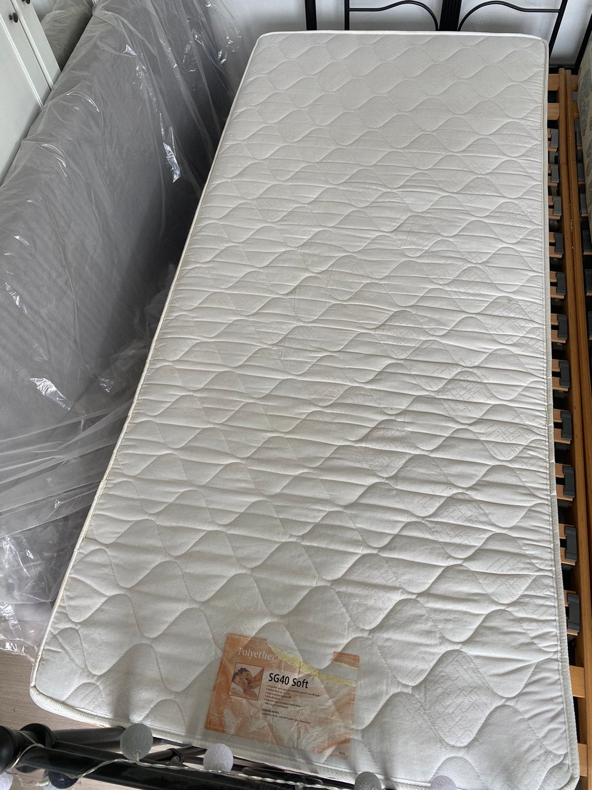 Matelas pour 1 personne, Maison & Meubles, Chambre à coucher | Matelas & Sommiers, Enlèvement, Comme neuf, Matelas