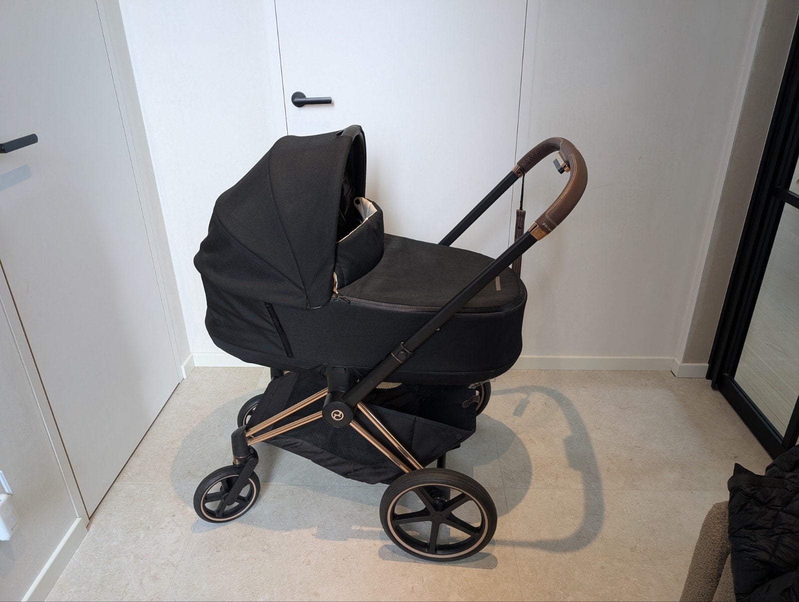 Cybex 3-in-1 set, Gebruikt, Verstelbare duwstang, Ophalen, Kinderwagen