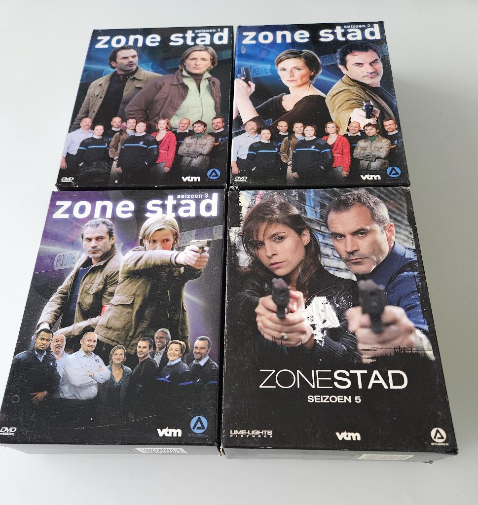 DVD boxen:Zone Stad,Witse,Aspe,Flikken,Westenwind,Rotterd.., Ophalen of Verzenden