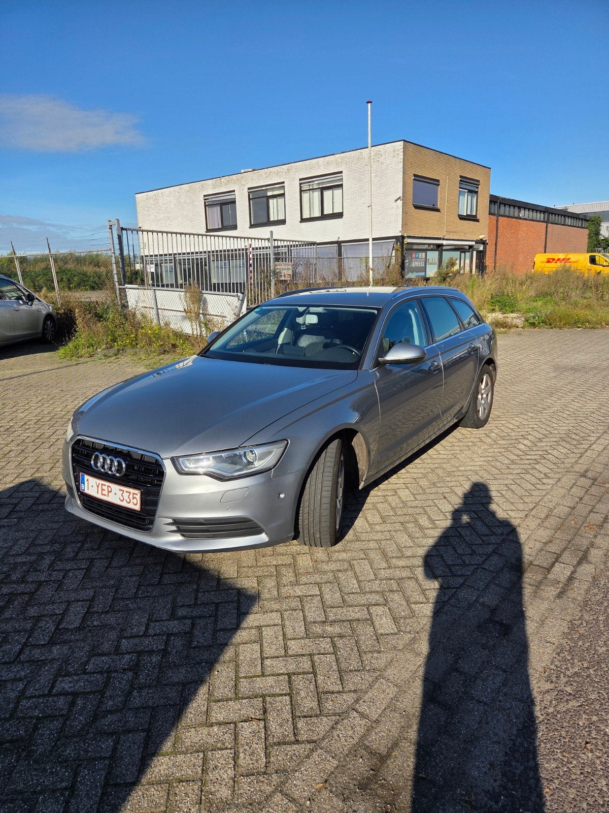 audi a6 4g 140kw euro 6 avant automaat, Auto's, Bluetooth, Zilver of Grijs, A6, Te koop