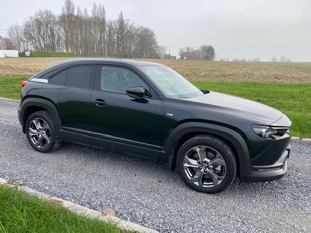 Mazda MX-30, Auto's, Mazda, Automaat, Stof, Zwart, Zwart