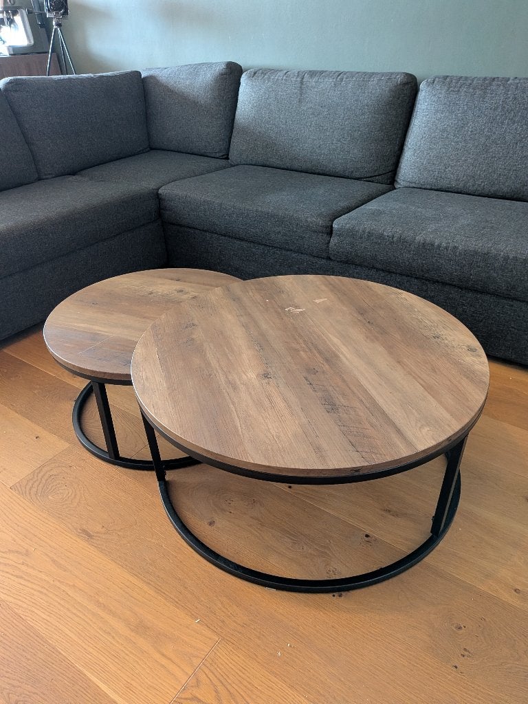 Salontafel / Bijzettafel - GRATIS, Ophalen, Gebruikt, 50 tot 100 cm, Rond