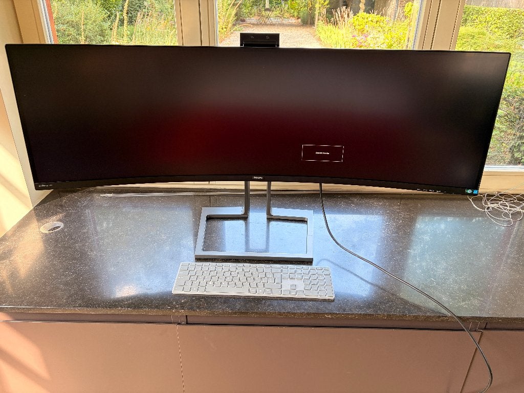 Philips 499P9H/00 49" curved monitor, Computers en Software, Monitoren, Ophalen, Philips, Ingebouwde speakers, HDMI