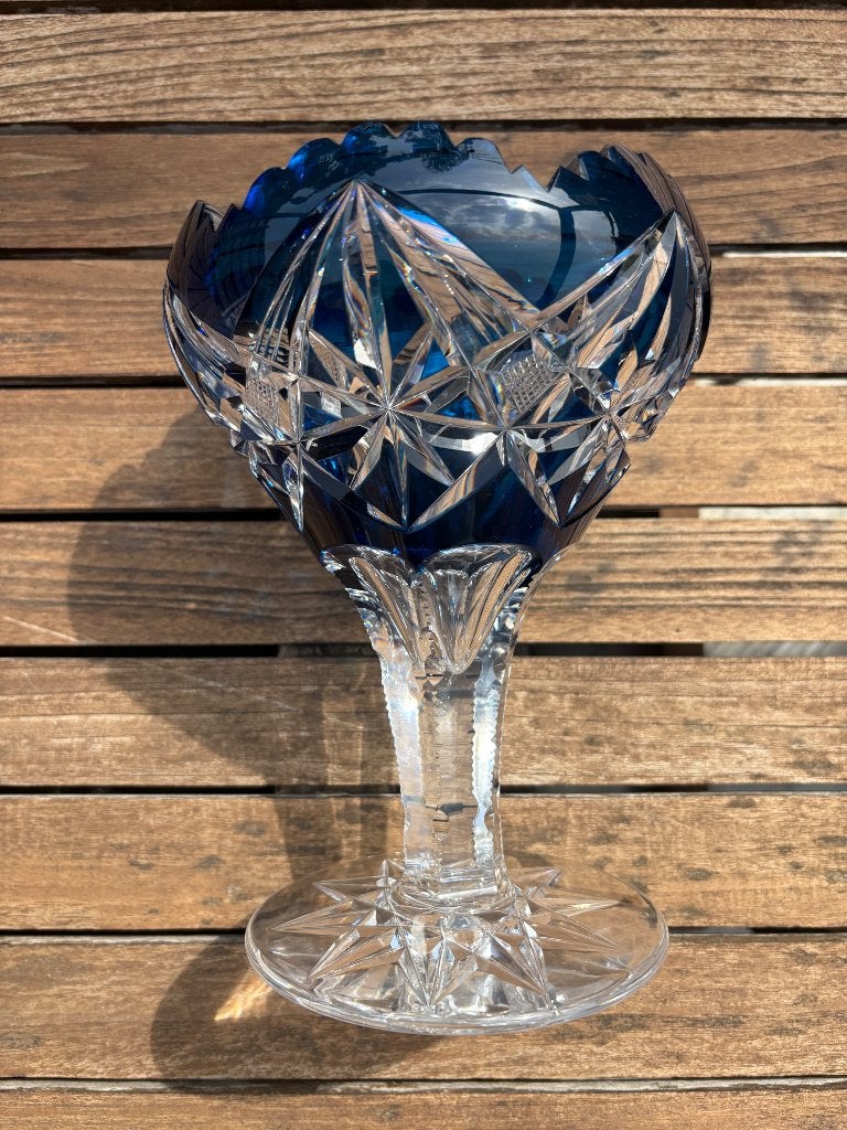 Vase Val Saint Lambert, Antiquités & Art, Antiquités | Verre & Cristal, Enlèvement