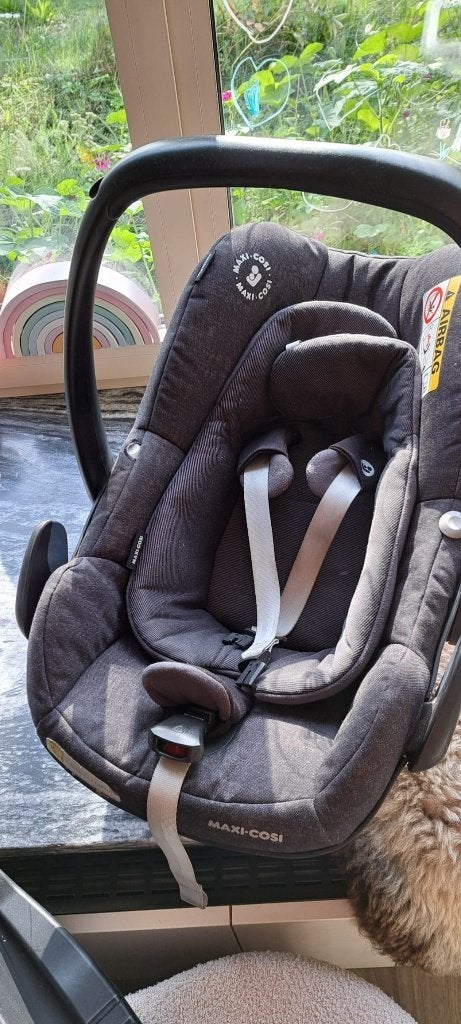 Maxi cosi pebble plus + isofix, Ophalen, Gebruikt, Isofix, 0 t/m 13 kg
