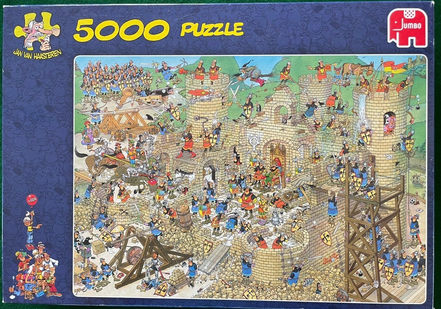 Jan van Haasteren 5000 stukjes- Middeleeuwen, Ophalen of Verzenden, Zo goed als nieuw