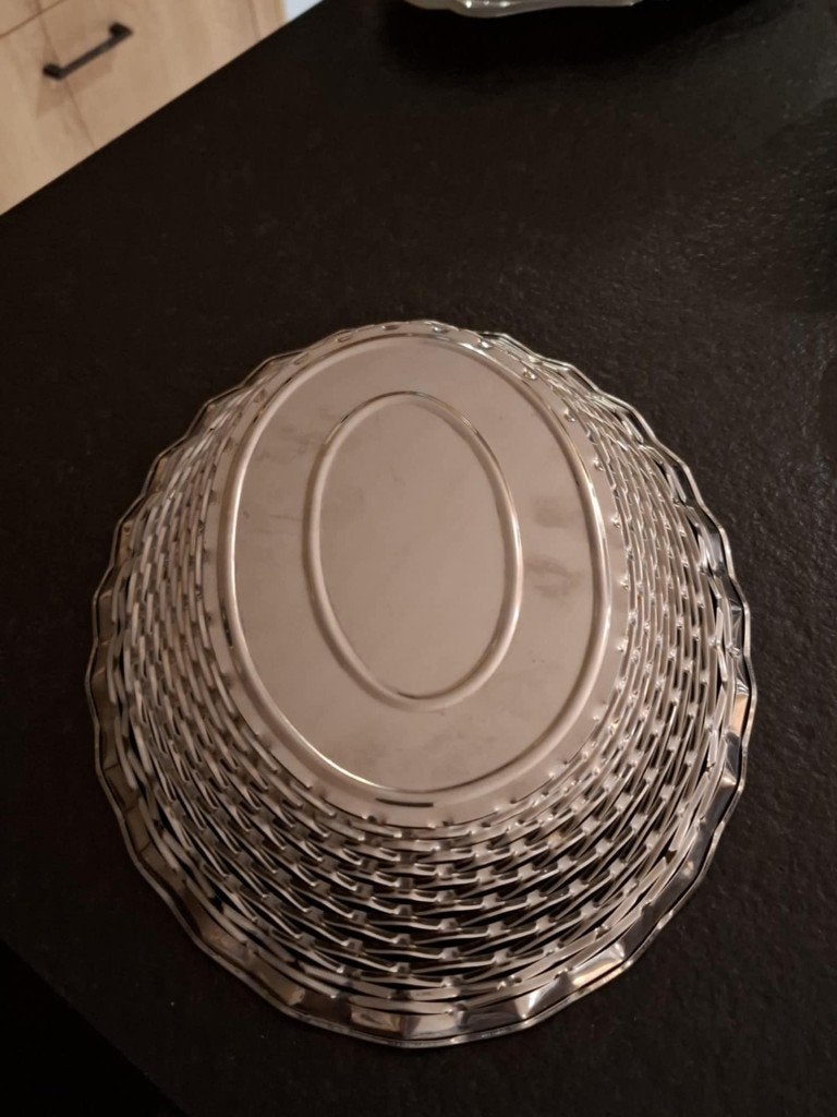 vintage inox broodmand, Huis en Inrichting, Keuken | Keukenbenodigdheden, Ophalen, Gebruikt