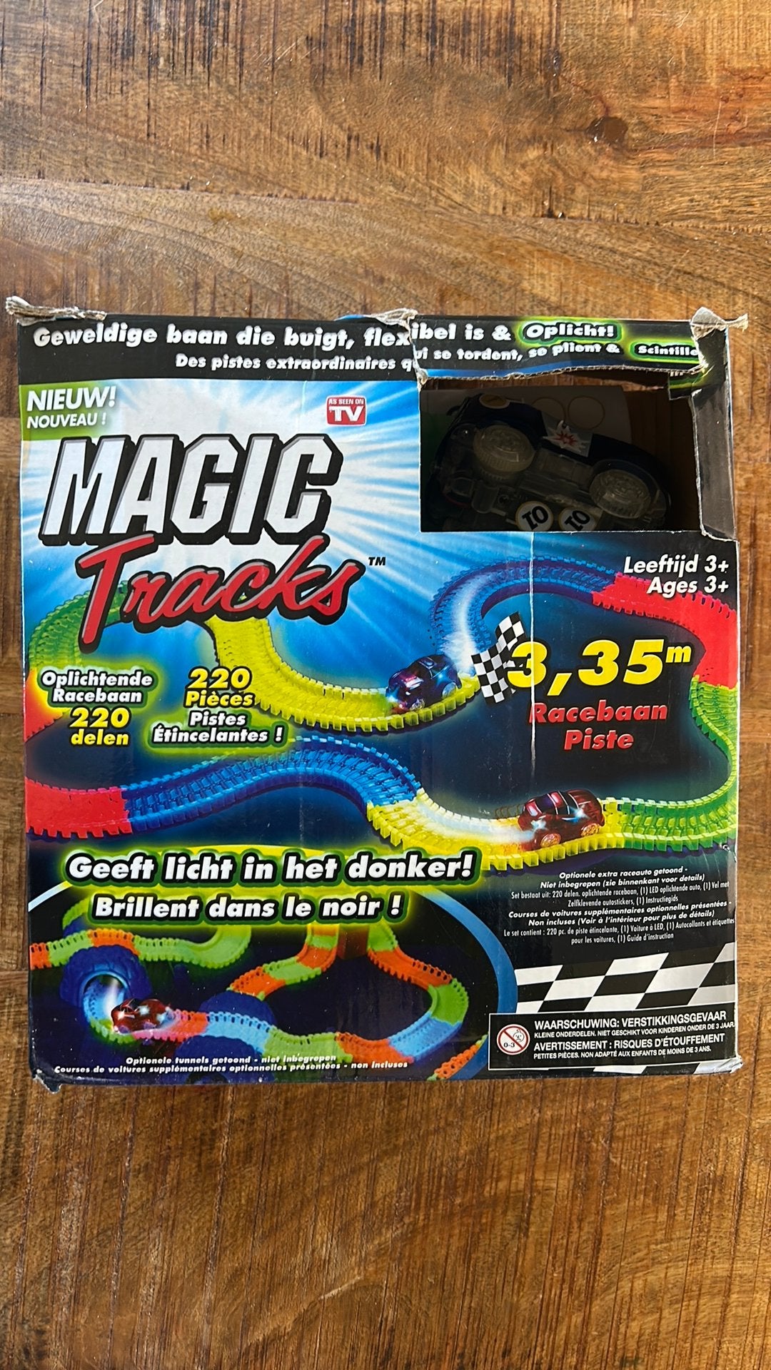 Magic tracks - racebaan met extra’s, Kinderen en Baby's, Ophalen of Verzenden, Zo goed als nieuw, Racebaan