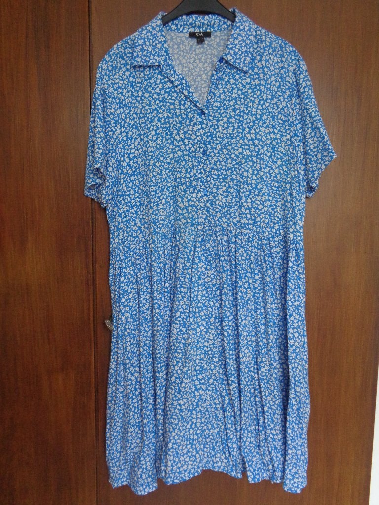Kleedje van C&A maat 46, Kleding | Dames, Jurken, Blauw, Maat 46/48 (XL) of groter, Nieuw, Knielengte