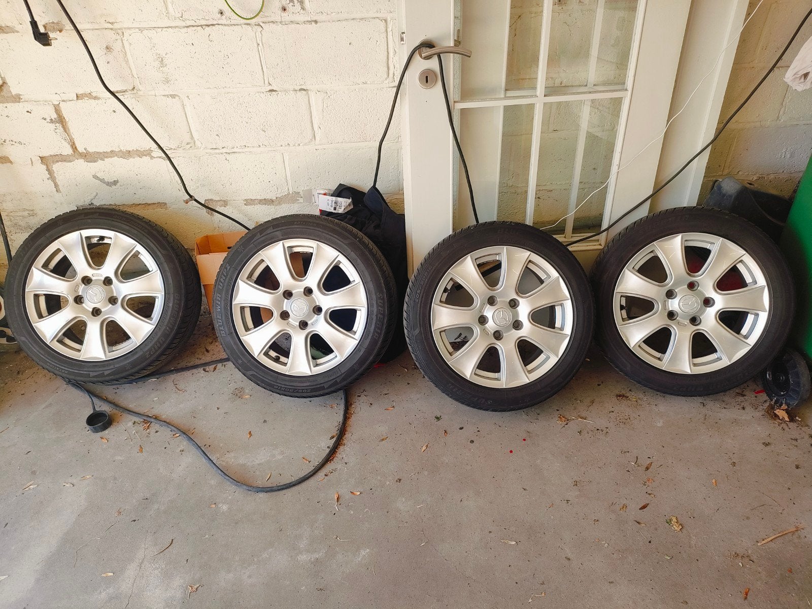 Jantes avec pneus hiver 205/50/16 Mazda MX5 nc2, Ophalen, Winterbanden, Band(en)