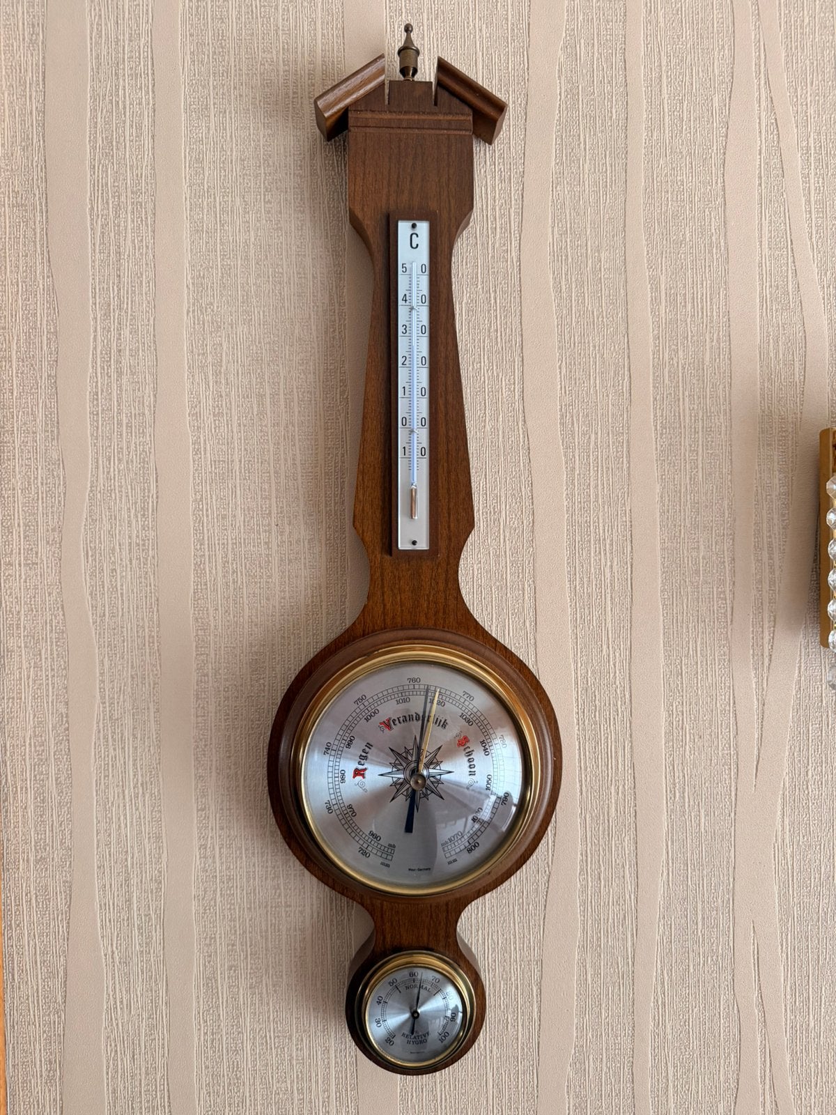 Barometer, Audio, Tv en Foto, Weerstations en Barometers, Ophalen, Nieuw, Barometer