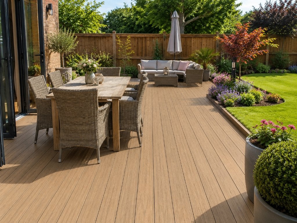 COMPOSIET VLONDERPLANKEN - DUMPPRIJS! €6,95 p/m | OP=OP, Tuin en Terras, Ophalen, Composiet
