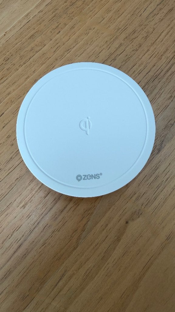 Inbouw Zens PuK 3 Wireless Charger 15W + witte cover – nieuw, Télécoms, Enlèvement, Neuf, Zens, Chargeur sans fil