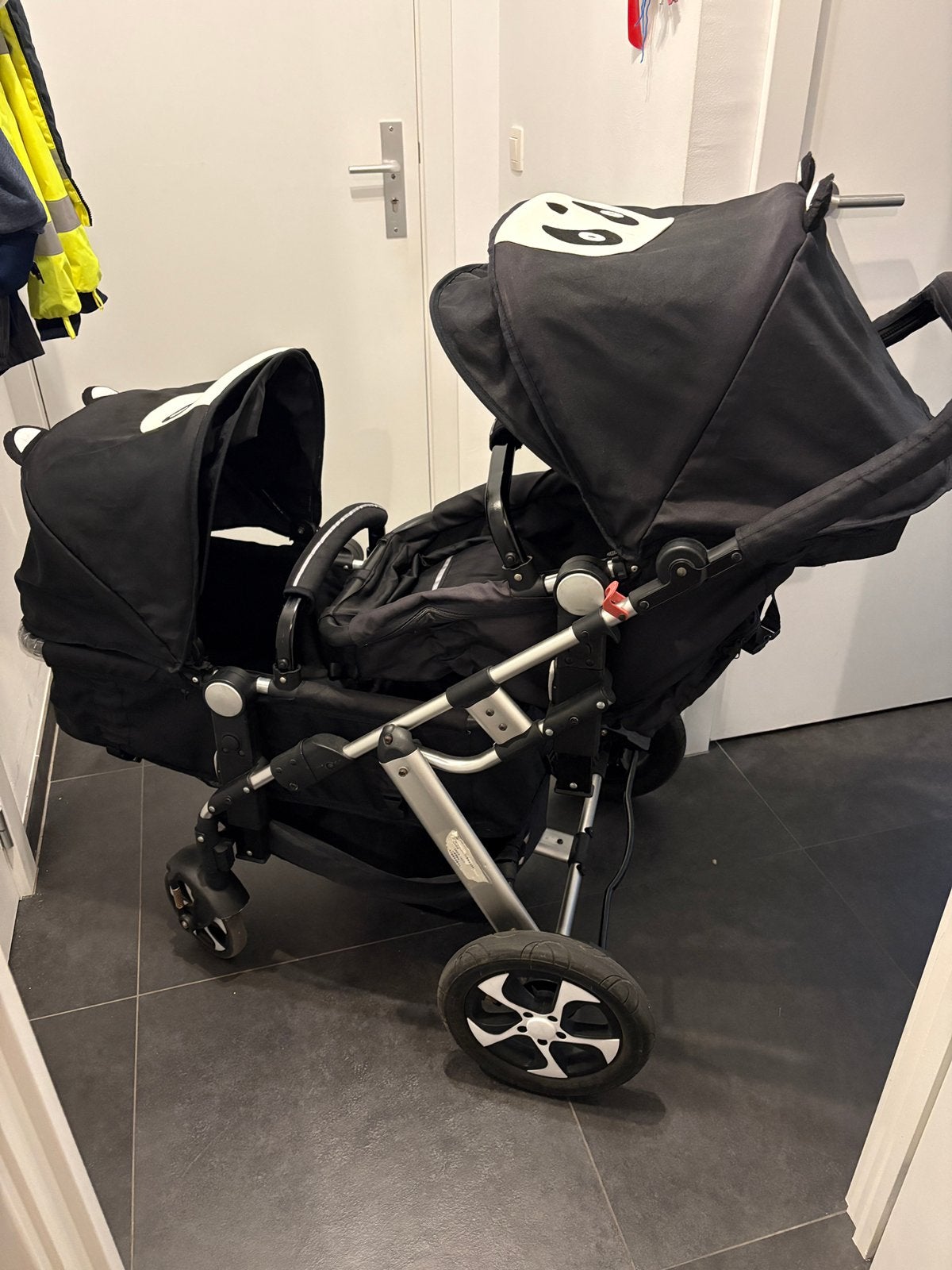 Duo Dubbele kinderwagen twelling, Kinderen en Baby's, Ophalen, Gebruikt, Duomodel
