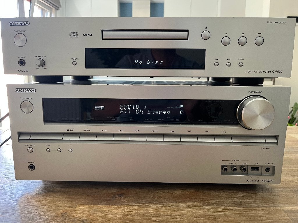 Audioset Onkyo, Audio, Tv en Foto, Stereoketens, Gebruikt, Losse componenten, Tuner of Radio, Ophalen