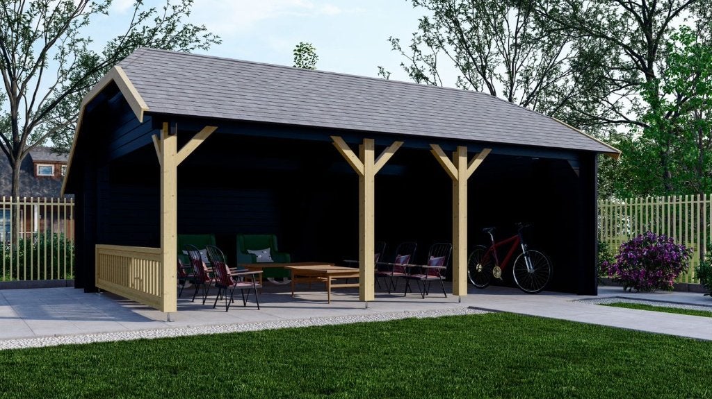 NOUVELLE cabane en rondins Wolfskap WKS1, Envoi, Neuf
