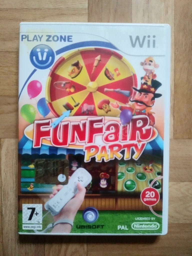 Funfair Party, manèges forains sur Wii, Enlèvement ou Envoi, 2 joueurs, À partir de 7 ans, Puzzle et Éducatif