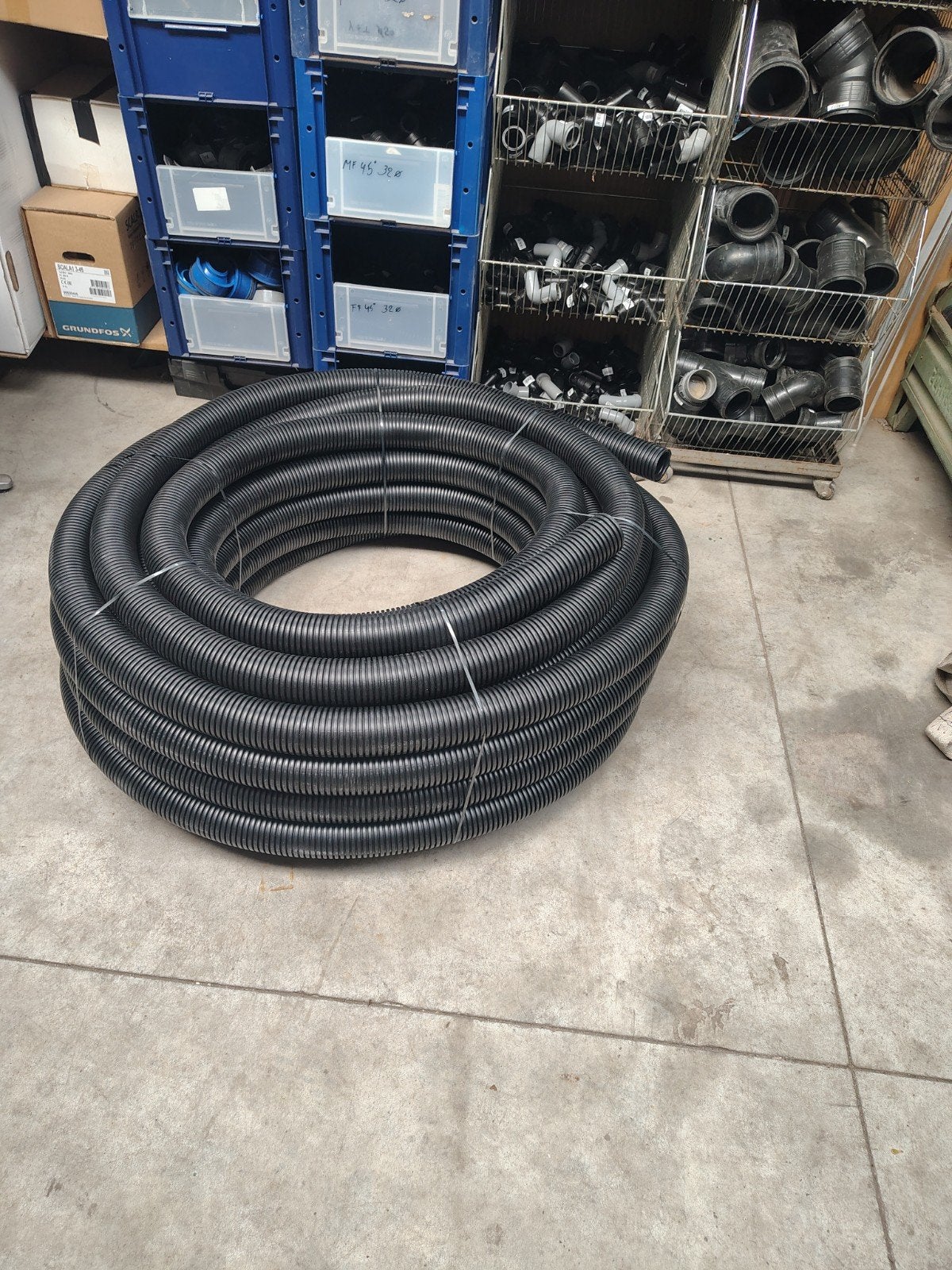 Ventilatie buis, Ophalen