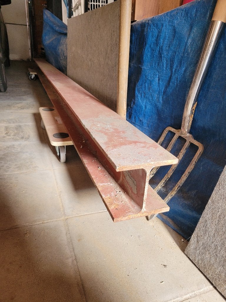 <Poutrelle HEB 140, Doe-het-zelf en Bouw, Metalen, Ophalen, Gebruikt, IJzer