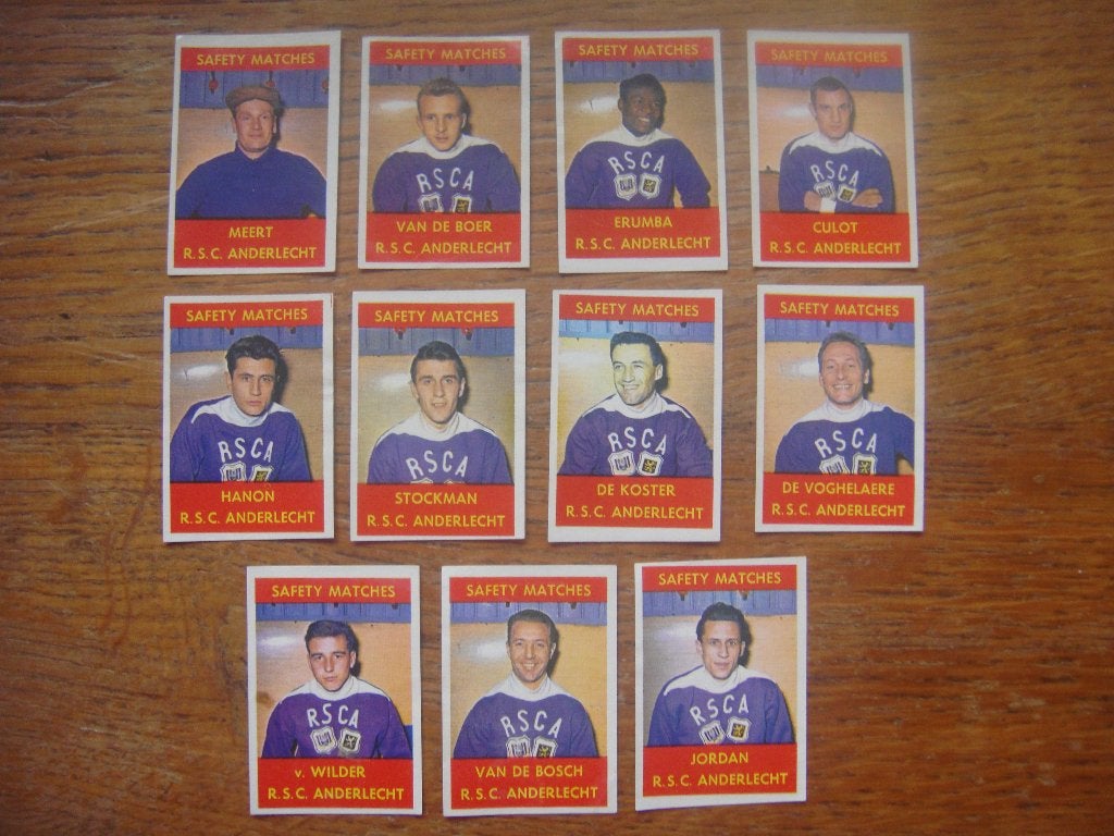 Complete voetbalserie: RSC ANDERLECHT 1960-61, Verzamelen, Ophalen of Verzenden, Gebruikt, Poster, Plaatje of Sticker