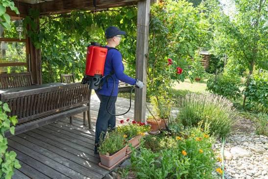 Spuiten van planten tegen insecten, Ophalen, Zo goed als nieuw