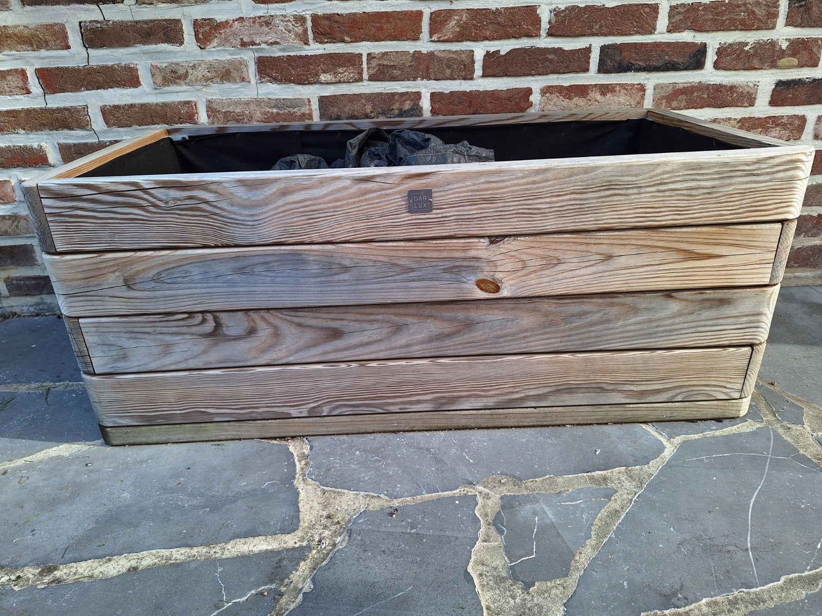 Bac fleur en bois, Jardin & Terrasse, Enlèvement, Comme neuf, Bois, Intérieur