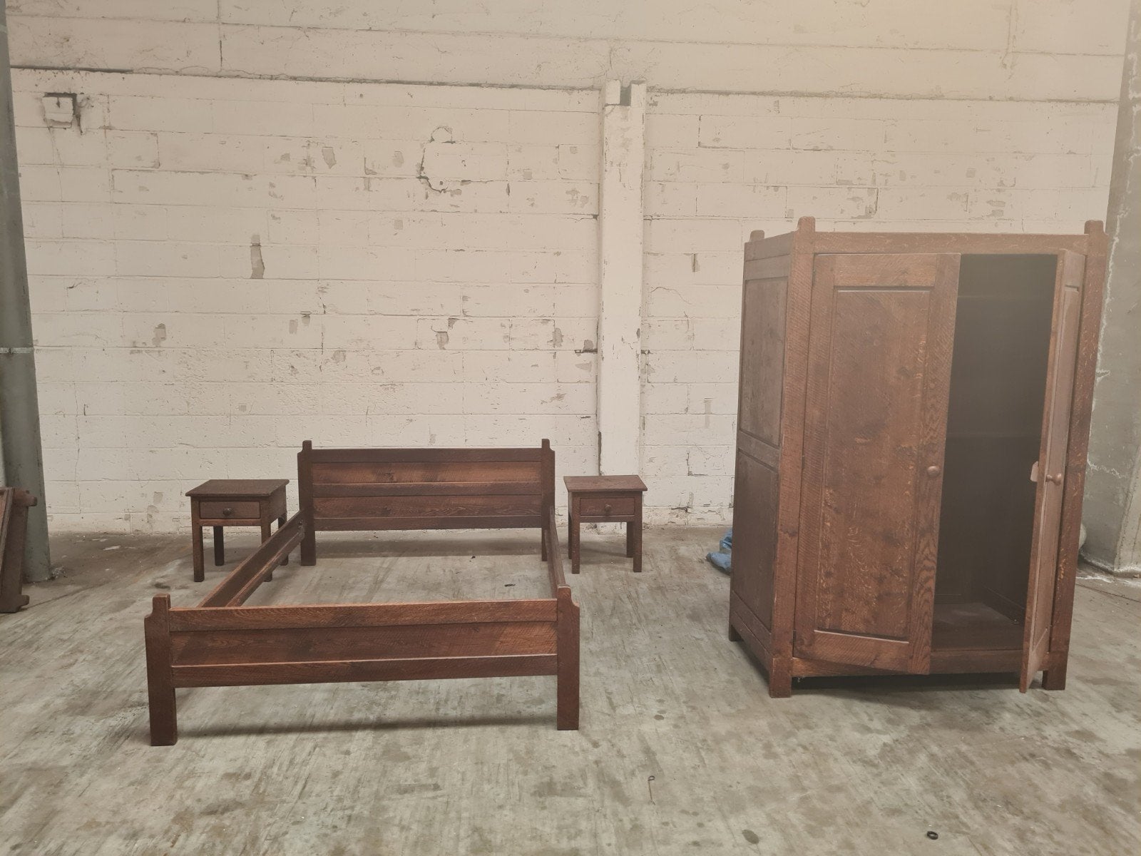 Bed en kast en 2 nachttafels, Enlèvement