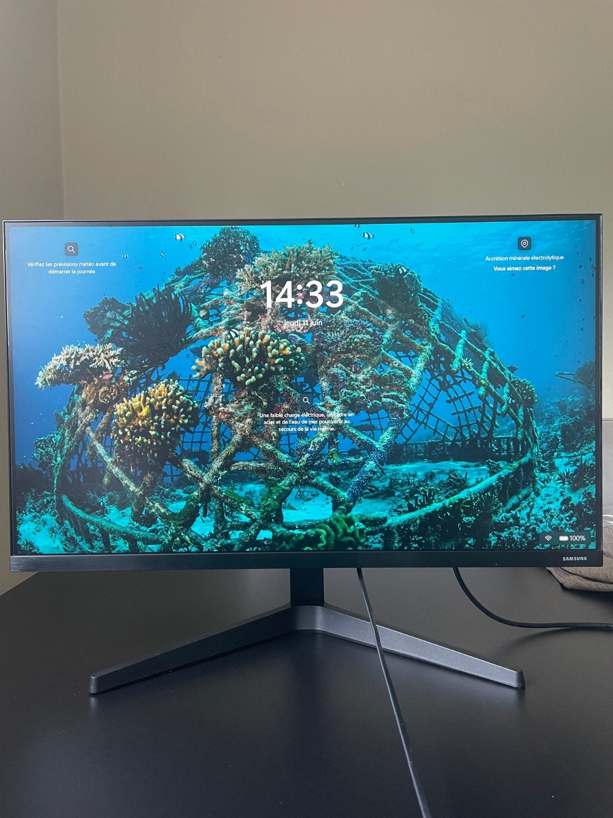 Samsung 27 inch FHD 75hz scherm, Computers en Software, Monitoren, Ophalen, Gebruikt