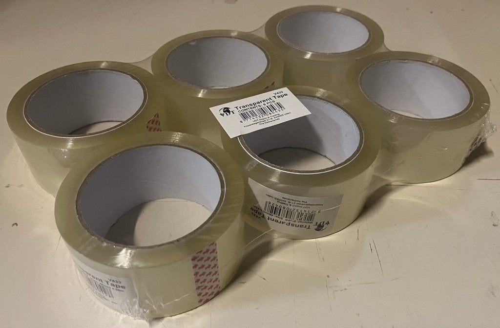 Transparante Tape 48mm, 66mtr. 48U - Nieuw, Ophalen of Verzenden, Nieuw, 100 cm of meer, Minder dan 40 cm