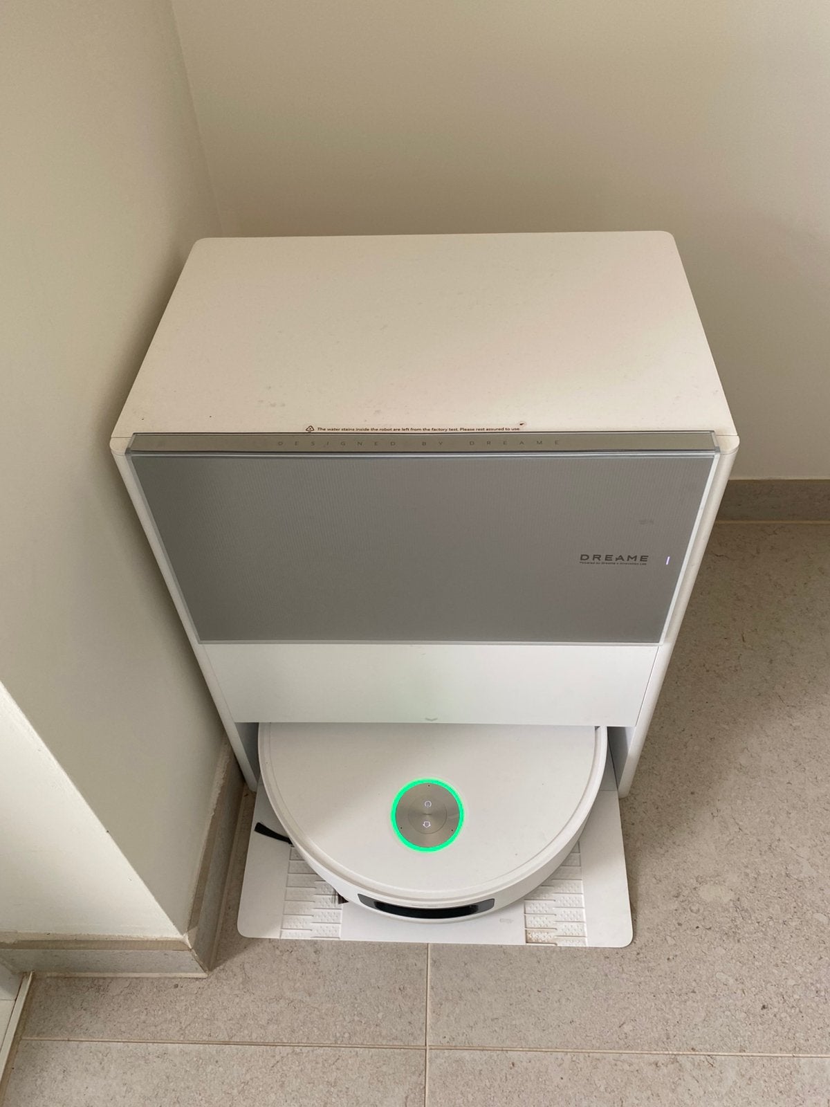 Dreame aqua 10 ultra roller complete white te koop, Dreame, Dweilfunctie, Zo goed als nieuw, Robotstofzuiger