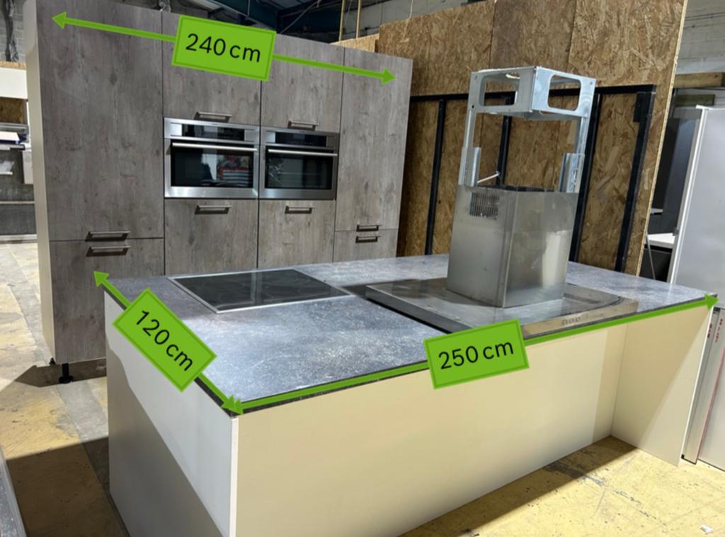 #49 Prachtige complete keuken met kookeiland, Huis en Inrichting, Keuken | Complete keukens, Ophalen of Verzenden