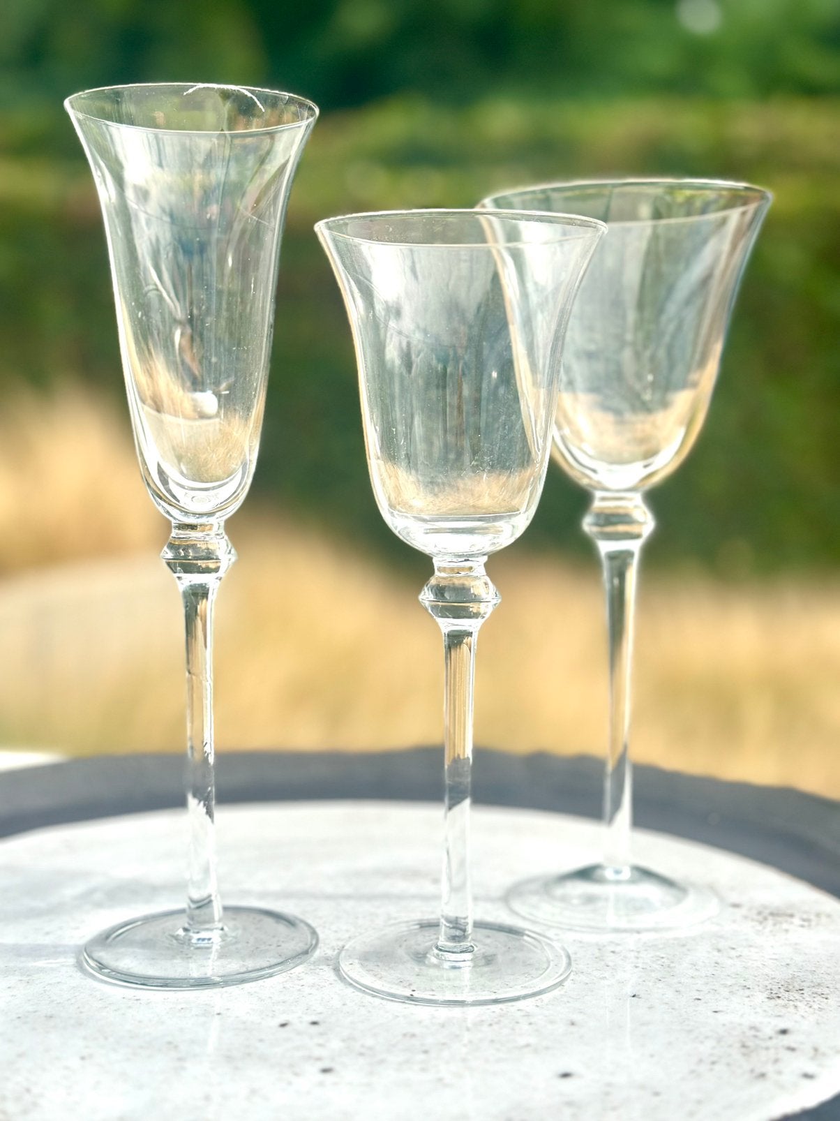 8 sets van deze glazen, Collections, Verres & Petits Verres, Enlèvement, Comme neuf