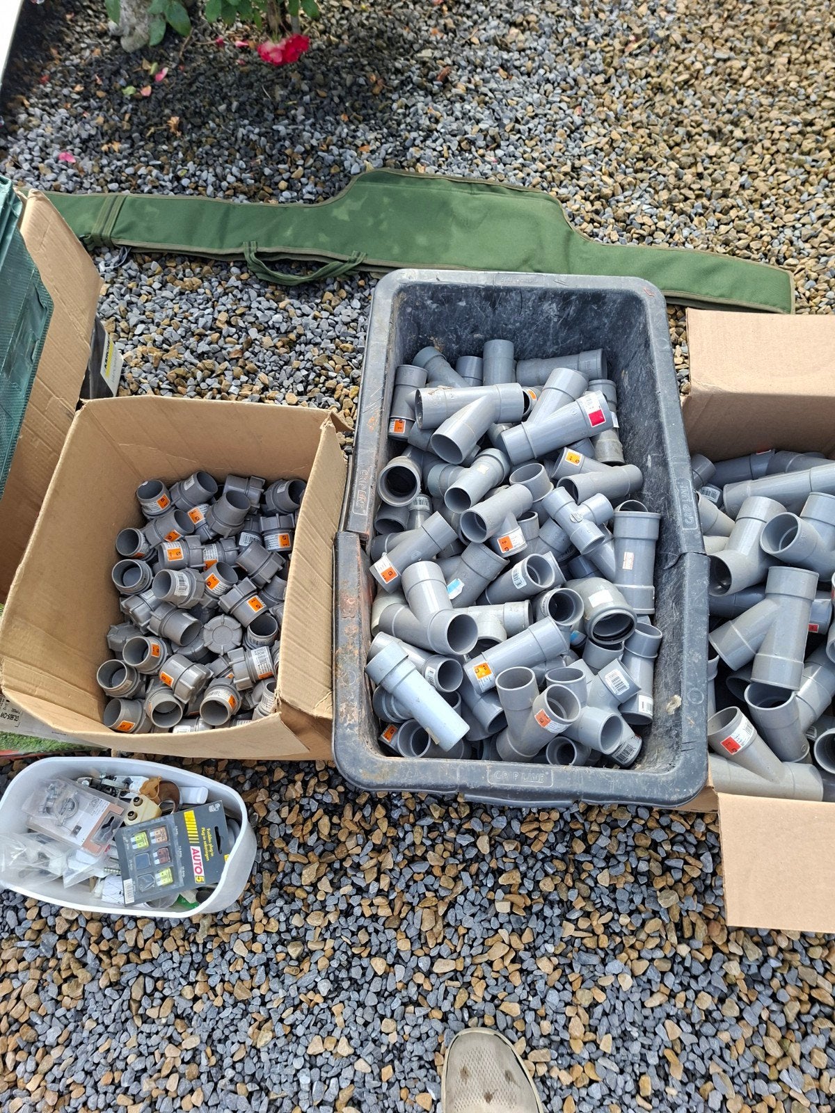 Pvc buizen, Ophalen, PVC
