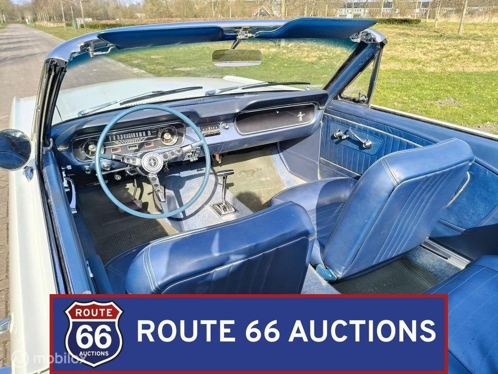 Ford Mustang | 1964 | Route 66 Auctions, Zwart, Bedrijf, Handgeschakeld, Overige carrosserie