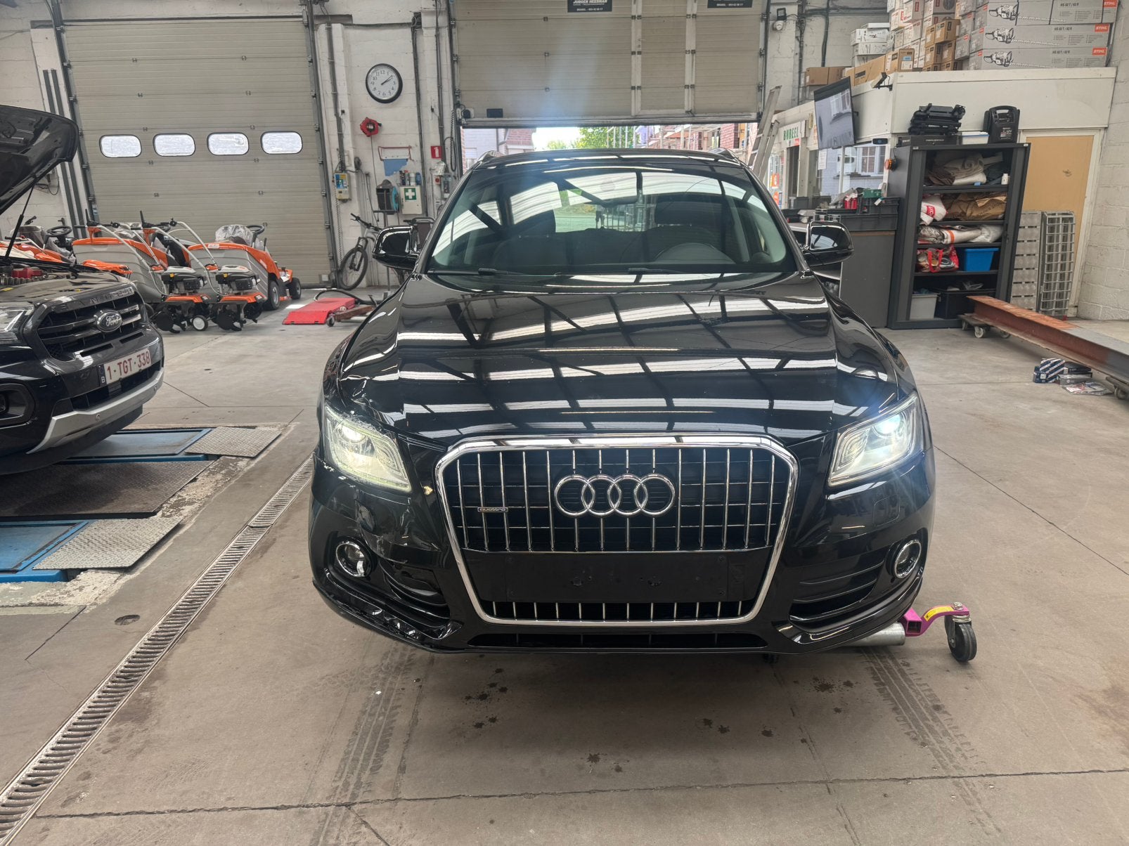 AUDI Q5  ONGEVALWAGEN  2.0TDI QUATTRO 4X4 Euro6b / 2015, Autos, Cuir, Achat, Euro 6, Entreprise