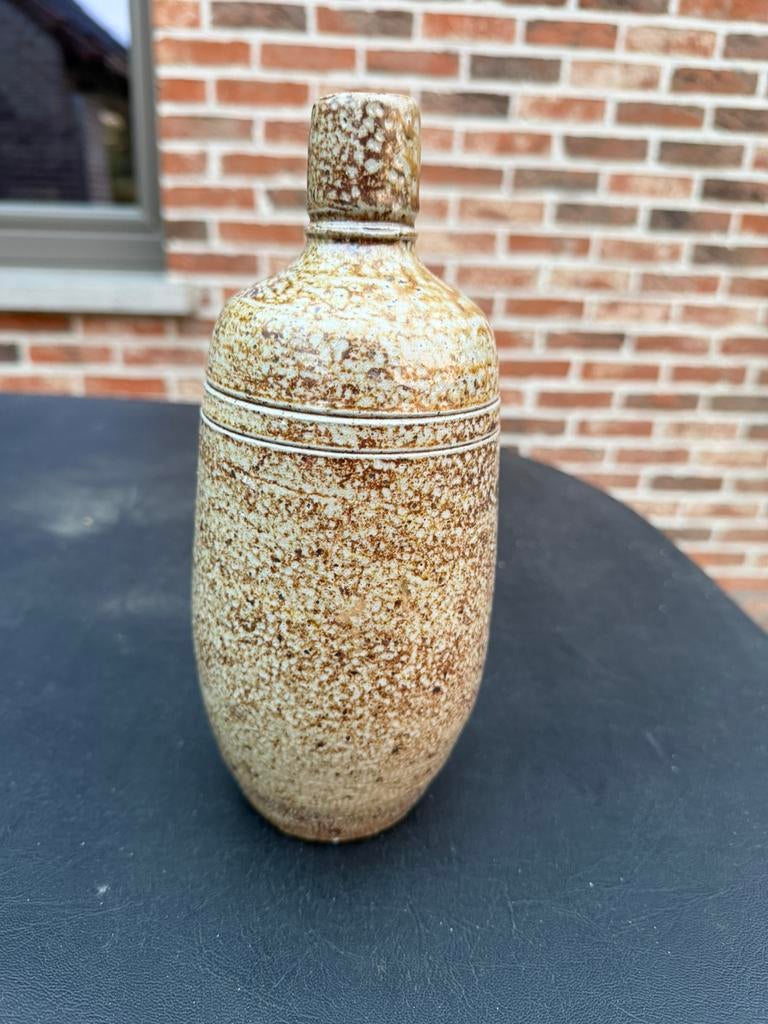 Campos Filhos steengoed fles uit Portuga, Ophalen, Aardewerk of Porselein, Oranje, Zo goed als nieuw