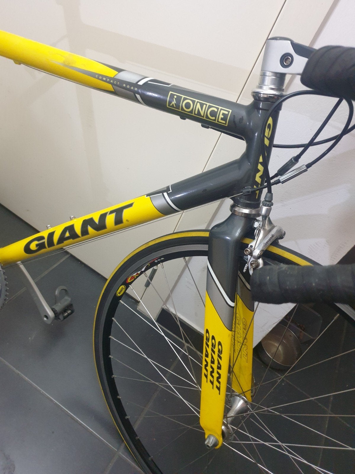 GIANT TCR group ONCE (50), Fietsen en Brommers, Fietsen | Racefietsen, Ophalen, Gebruikt, Aluminium, Giant