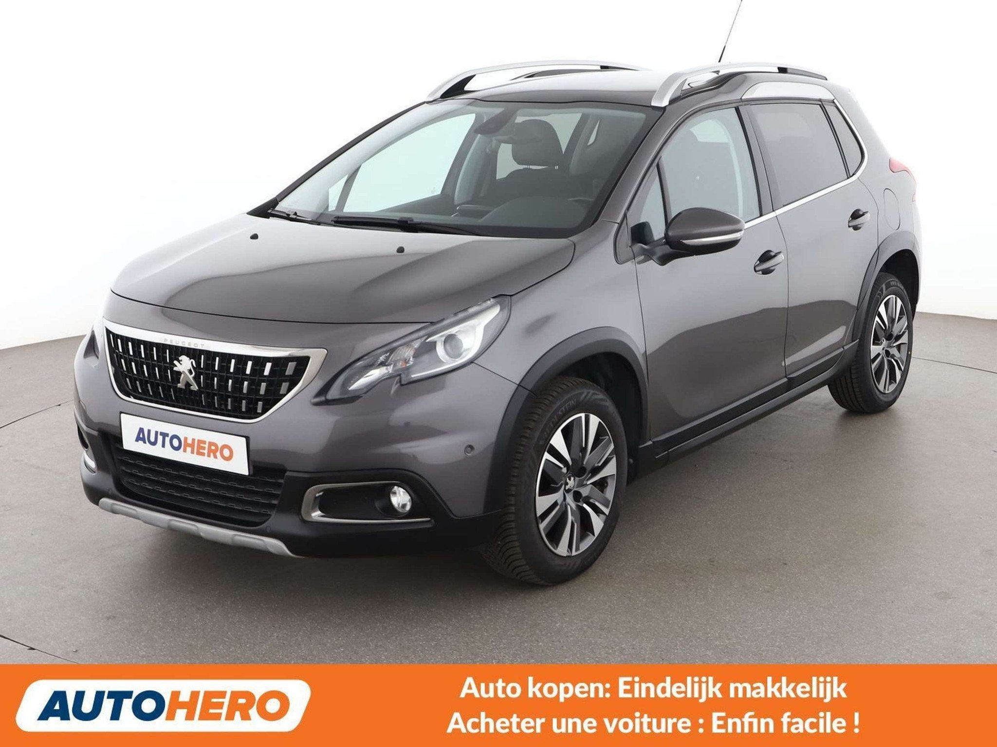Peugeot 2008 1.6 Blue-HDi Allure (bj 2017), Auto's, Voorwielaandrijving, 1330 kg, Gebruikt, Zwart