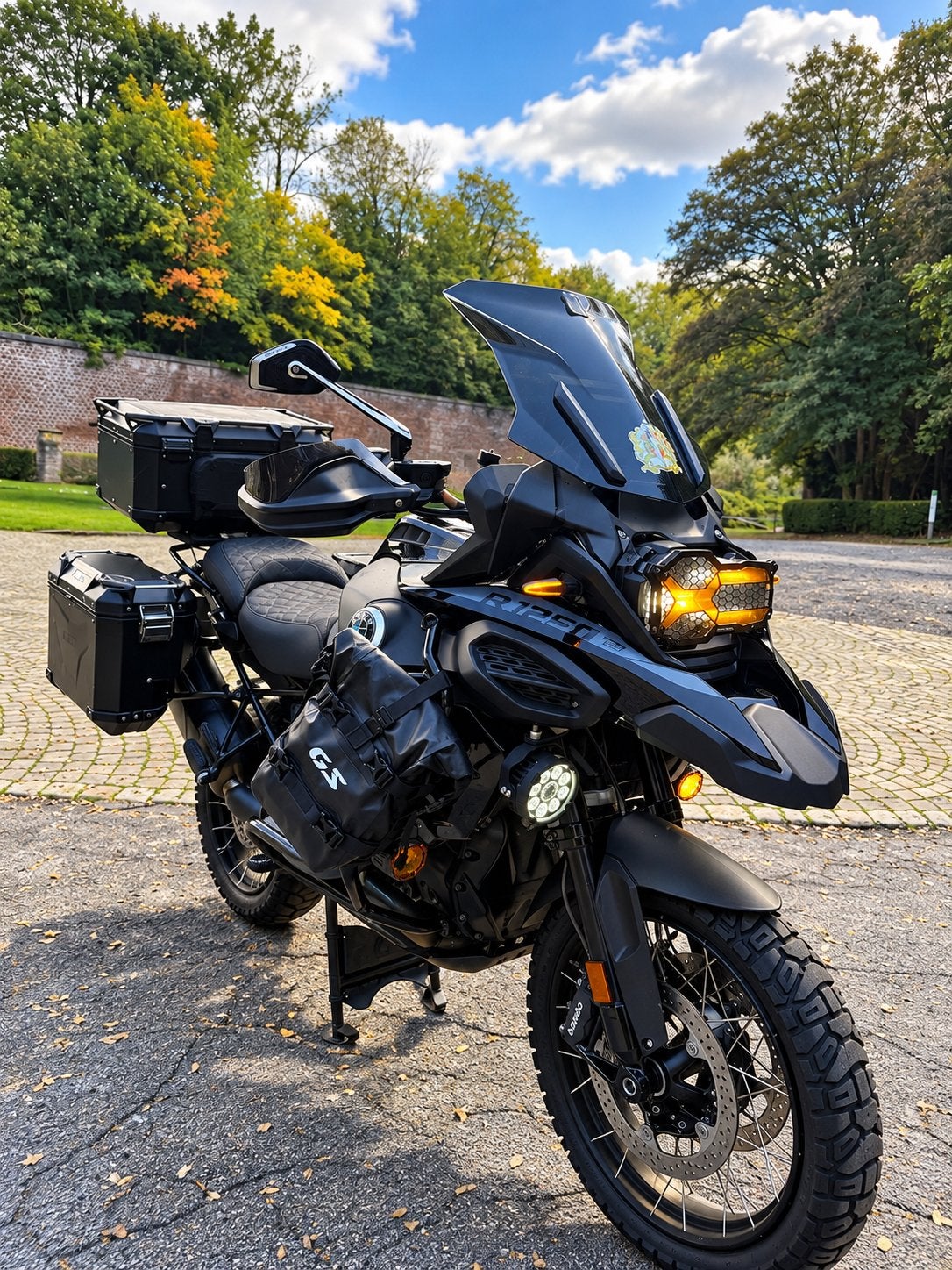 BMW R 1250 GS Adventure Triple Black 2024 — Volledige opties, Motoren, 2 cilinders, Occasion, 1254 cc, Motorrijbewijs A