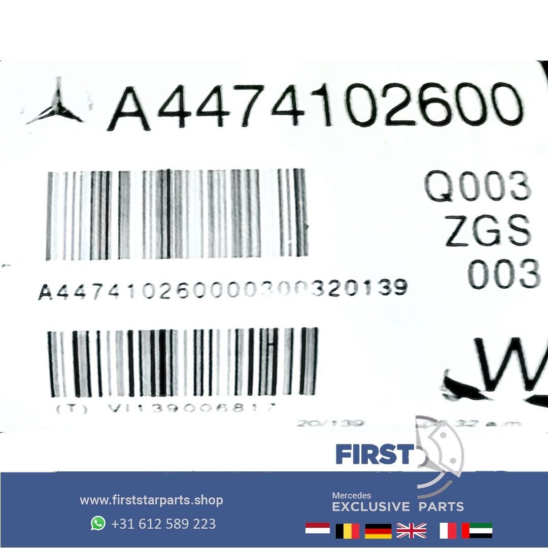 A4474102600 W447 TRANSMISSIE CARDANAS Mercedes V Klasse CARD, Gebruikt, -, Ophalen of Verzenden, -