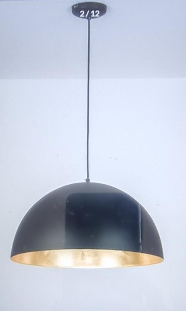 Suspension noire et dorée, Maison & Meubles, Lampes | Suspensions, Enlèvement