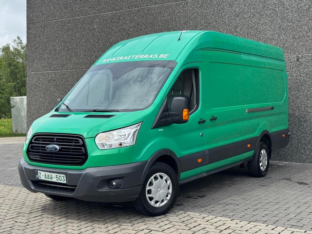 Ford Transit L4/H3 Top Conditie Airco/Navi/Cruise Control, Autos, Cuir, Achat, 6 portes, Euro 6