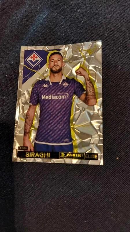 Panini/Sticker/Cristiano Biraghi/Fiorentina-/2023-2024, Enlèvement ou Envoi, Neuf, Affiche, Image ou Autocollant
